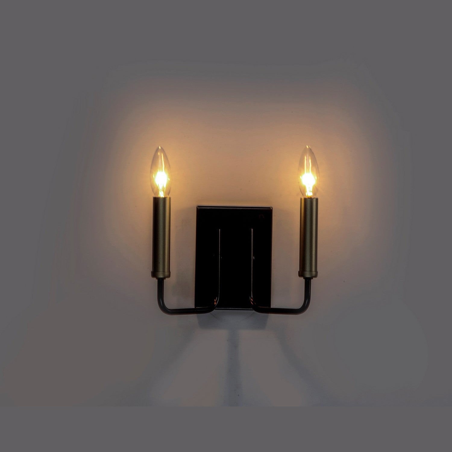Maxim - 10252BKGLD - Two Light Wall Sconce - Sullivan - Black / Gold