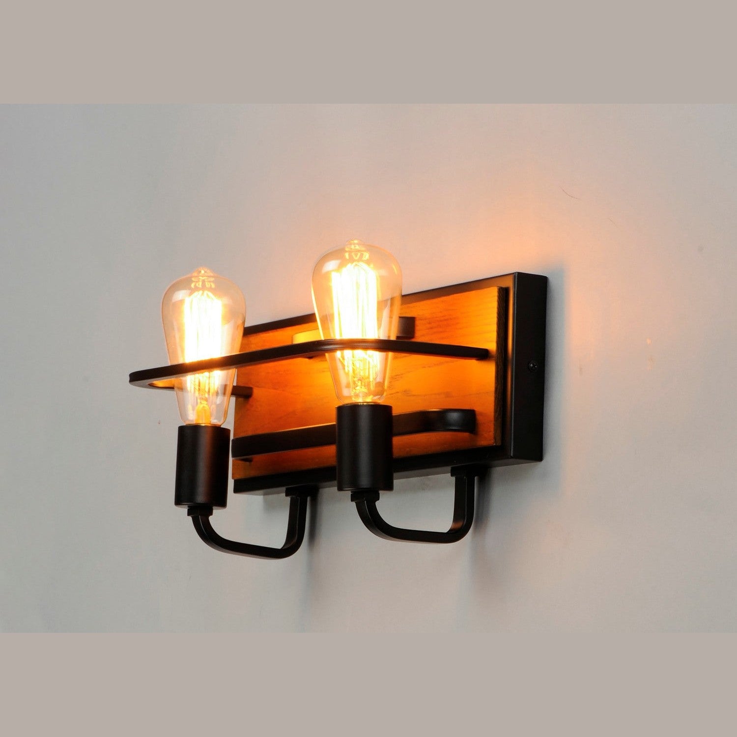 Maxim - 10302BKASB - Two Light Bath Vanity - Black Forest - Black / Ashbury