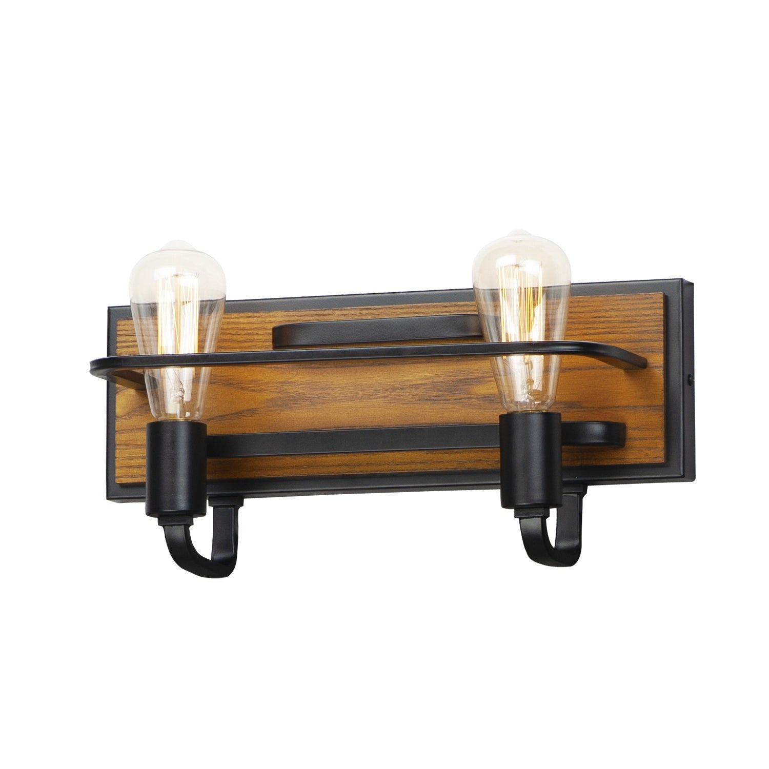 Maxim - 10302BKASB - Two Light Bath Vanity - Black Forest - Black / Ashbury