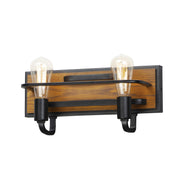 Maxim - 10302BKASB - Two Light Bath Vanity - Black Forest - Black / Ashbury