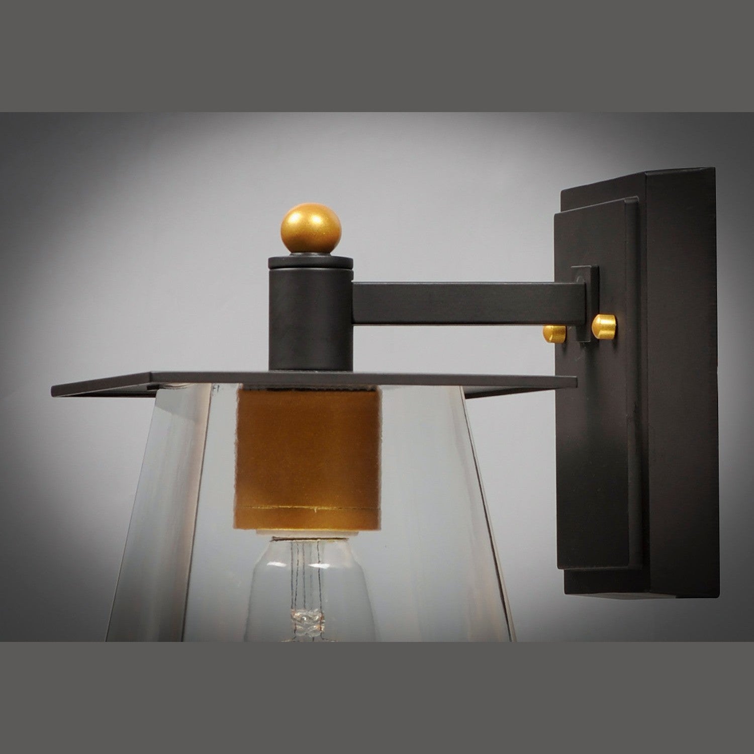Maxim - 10313CLBZGLD - LED Outdoor Wall Sconce - Chalet - Bronze / Gold