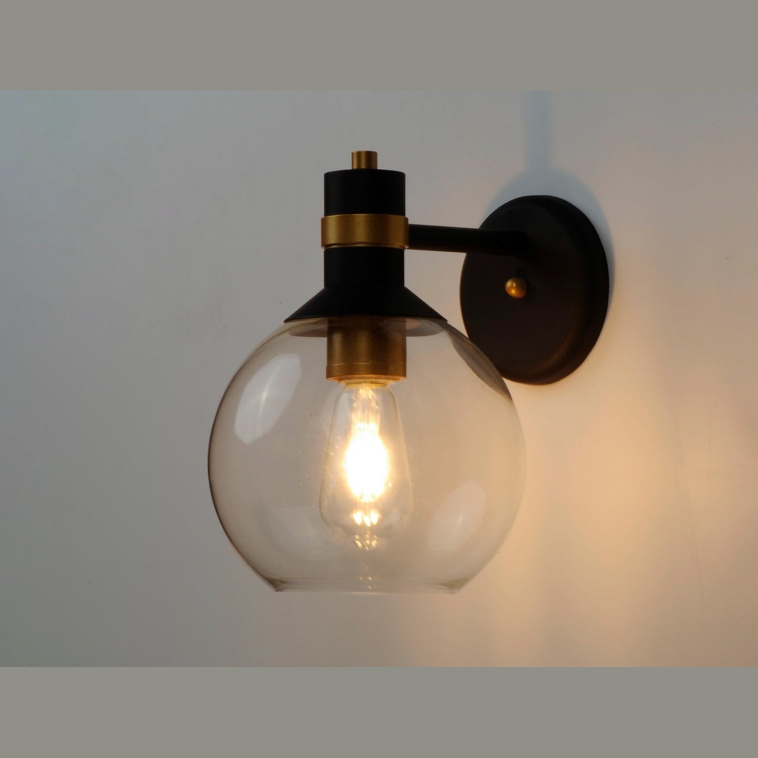 Maxim - 10318CLBZGLD - LED Outdoor Wall Sconce - Cabin - Bronze / Gold