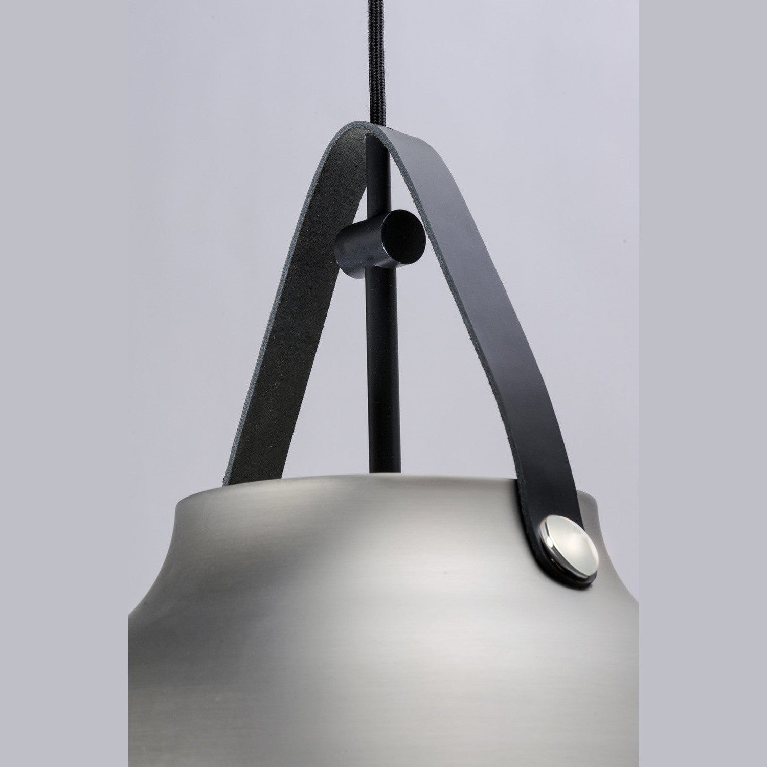 Maxim - 11356BKBP - One Light Pendant - Nordic - Black / Brushed Platinum