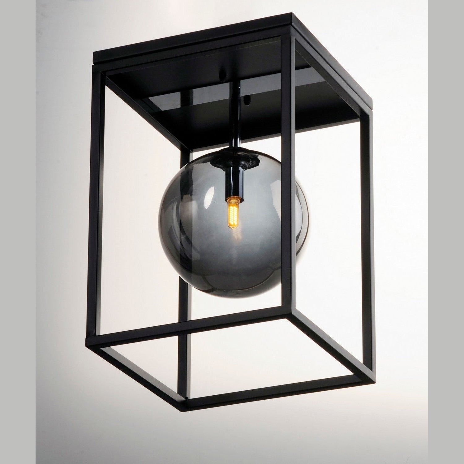 Maxim - 11360MSKBKPC - LED Flush Mount - Fluid - Black / Polished Chrome