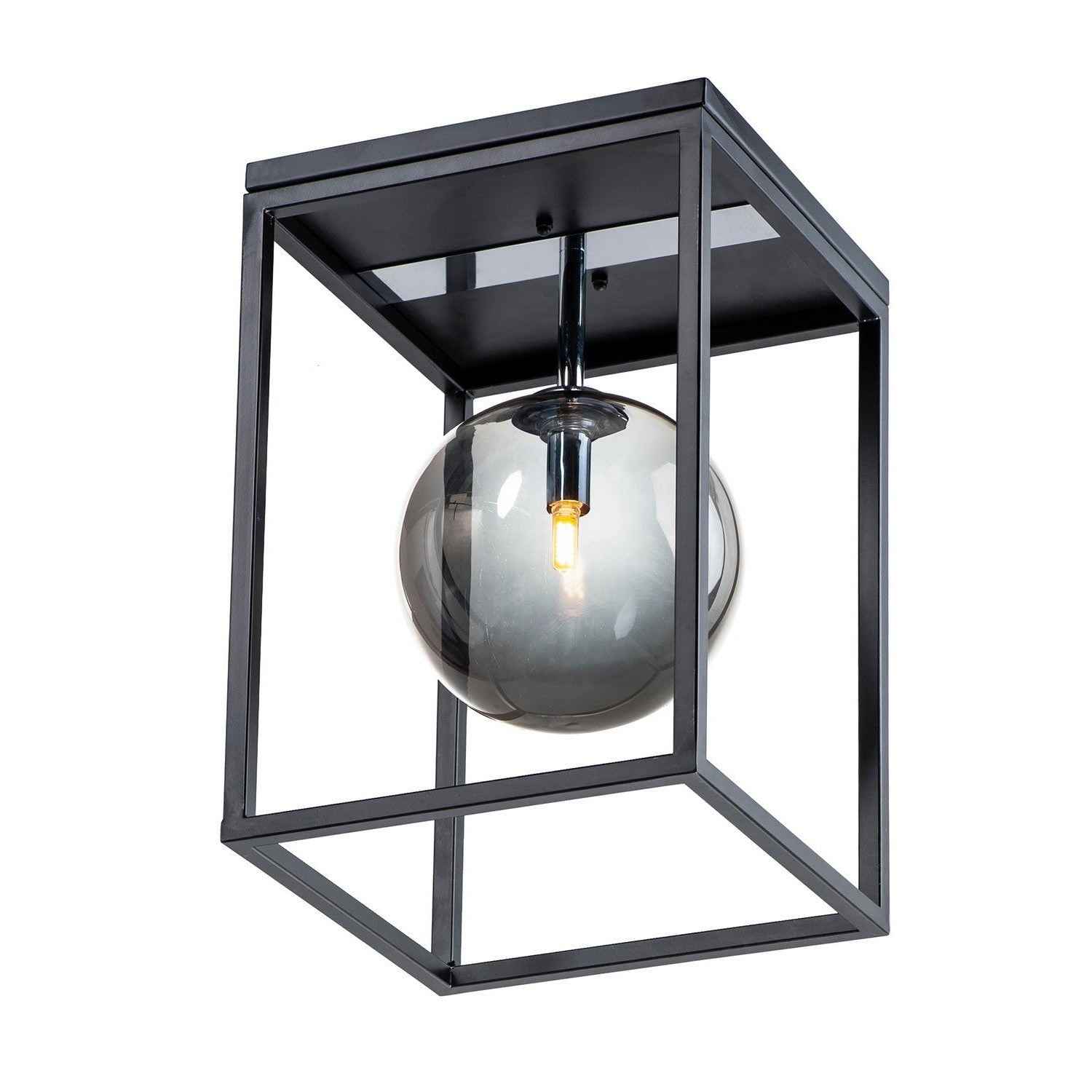 Maxim - 11360MSKBKPC - LED Flush Mount - Fluid - Black / Polished Chrome