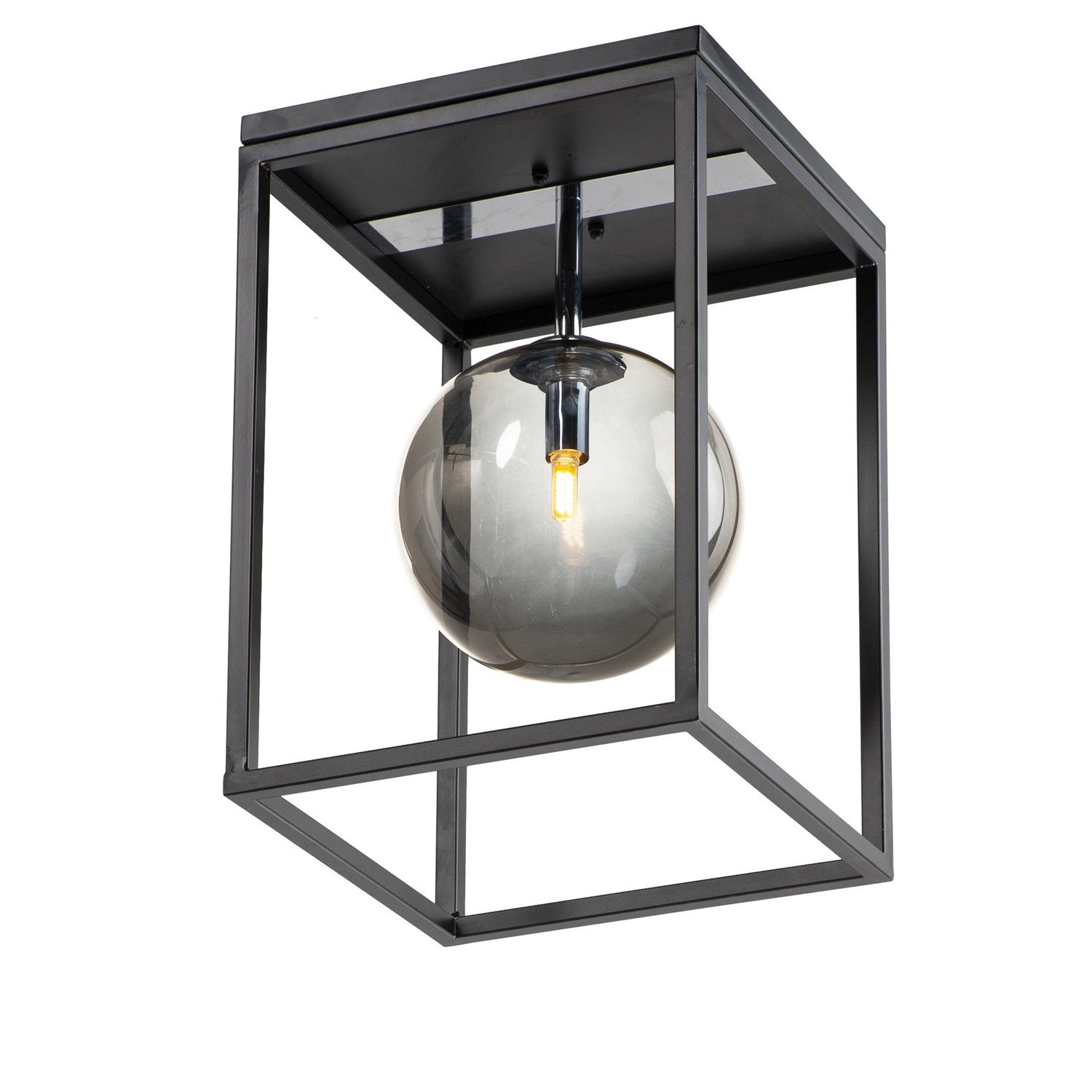 Maxim - 11360MSKBKPC - LED Flush Mount - Fluid - Black / Polished Chrome