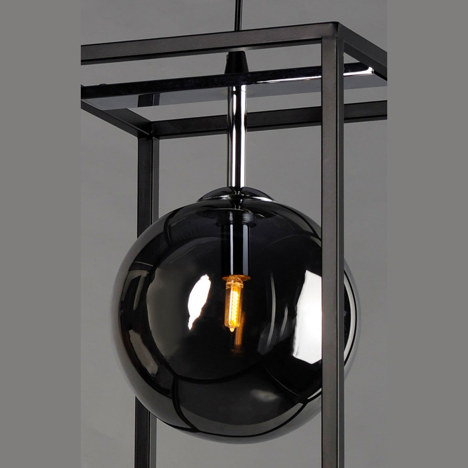 Maxim - 11361MSKBKPC - LED Pendant - Fluid - Black / Polished Chrome