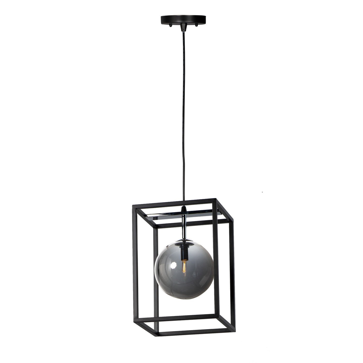 Maxim - 11361MSKBKPC - LED Pendant - Fluid - Black / Polished Chrome