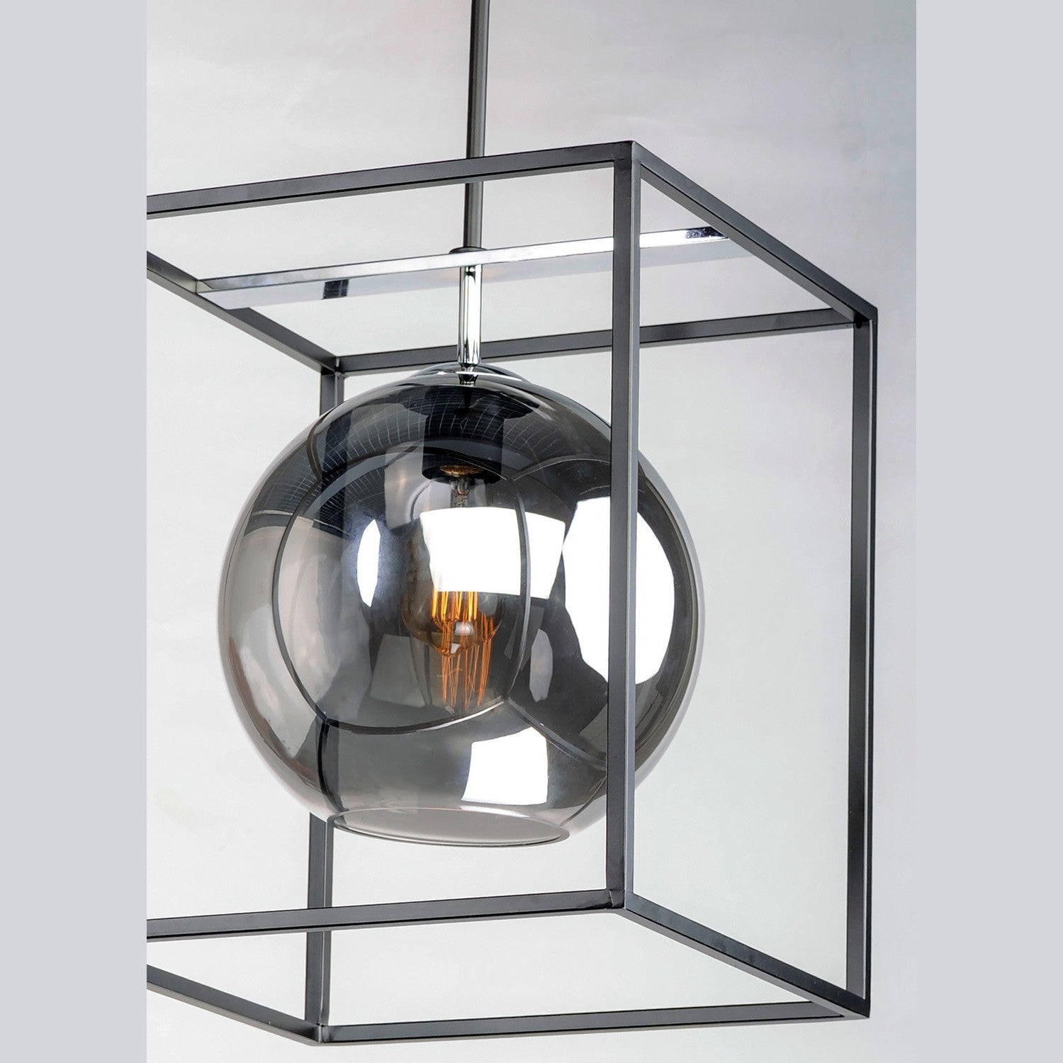 Maxim - 11367MSKBKPC - LED Pendant - Fluid - Black / Polished Chrome
