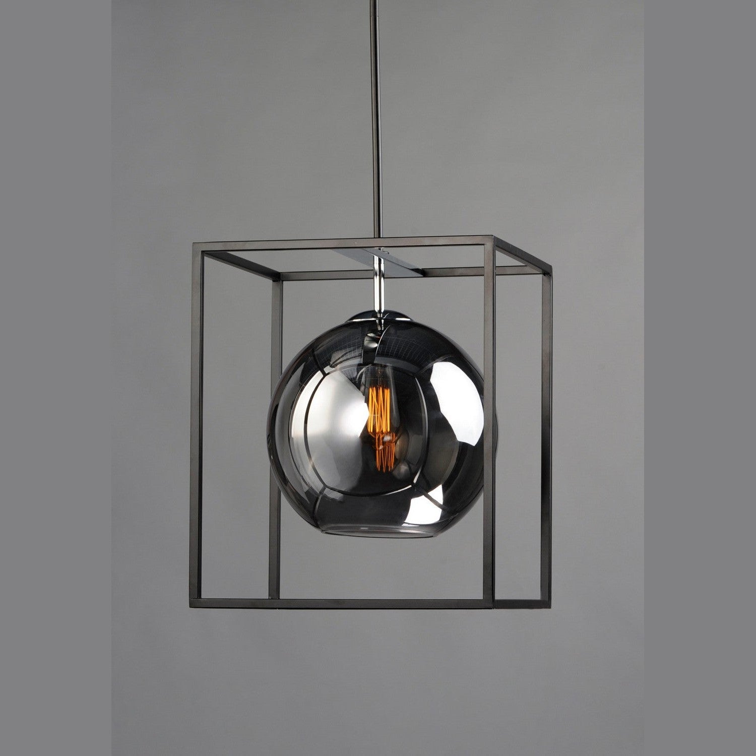 Maxim - 11367MSKBKPC - LED Pendant - Fluid - Black / Polished Chrome
