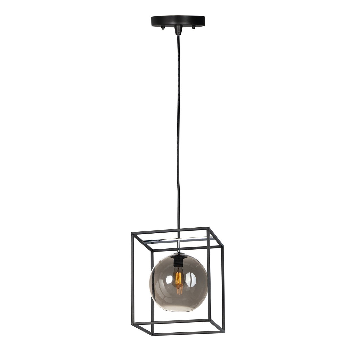 Maxim - 11367MSKBKPC - LED Pendant - Fluid - Black / Polished Chrome