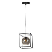 Maxim - 11367MSKBKPC - LED Pendant - Fluid - Black / Polished Chrome