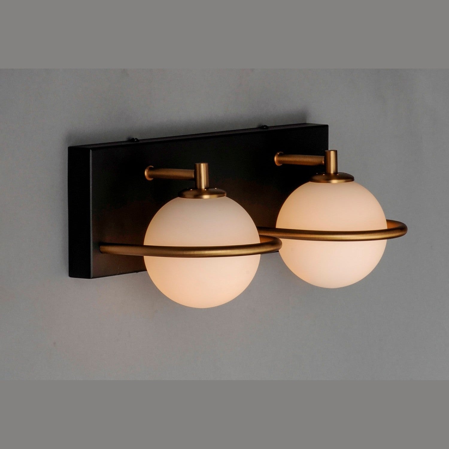 Maxim - 21602SWBKGLD - LED Bath Vanity - Revolve - Black / Gold