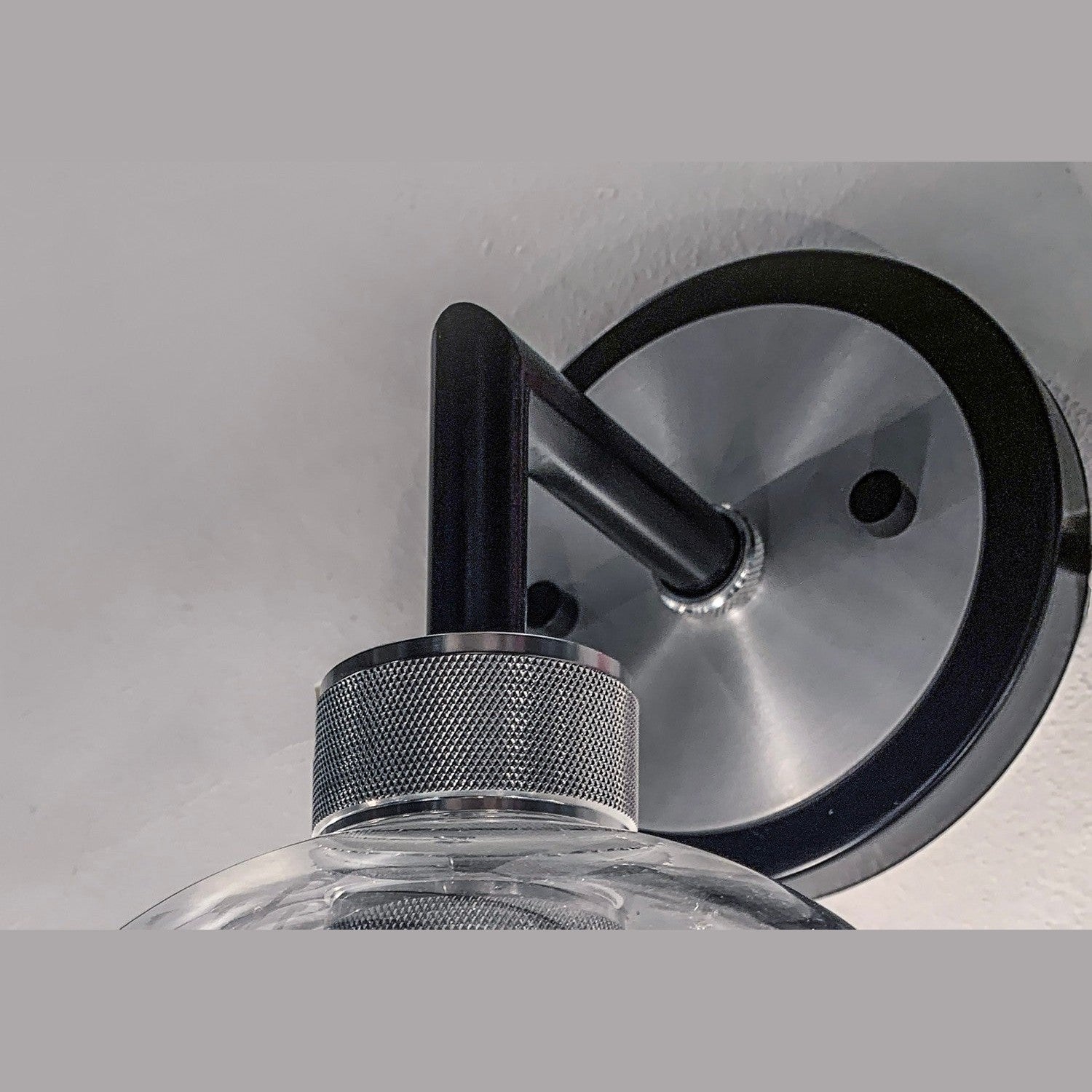 Maxim - 21613CLBKAL - Three Light Wall Sconce - Vessel - Black / Brushed Aluminum