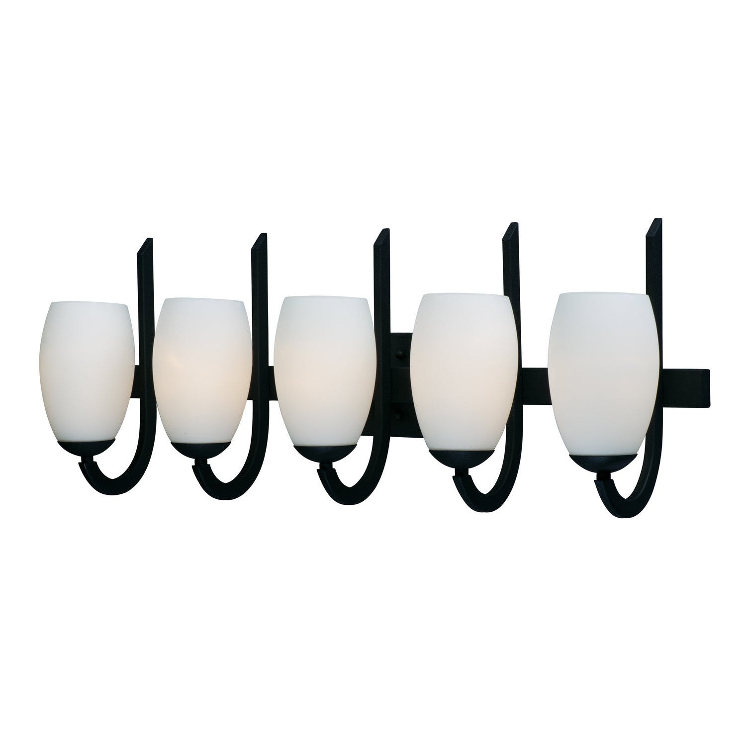 Maxim - 21645SWTXB - Five Light Bath Vanity - Taylor - Textured Black