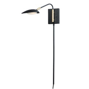 Maxim - 21691BKSBR - LED Wall Sconce - Scan - Black / Satin Brass