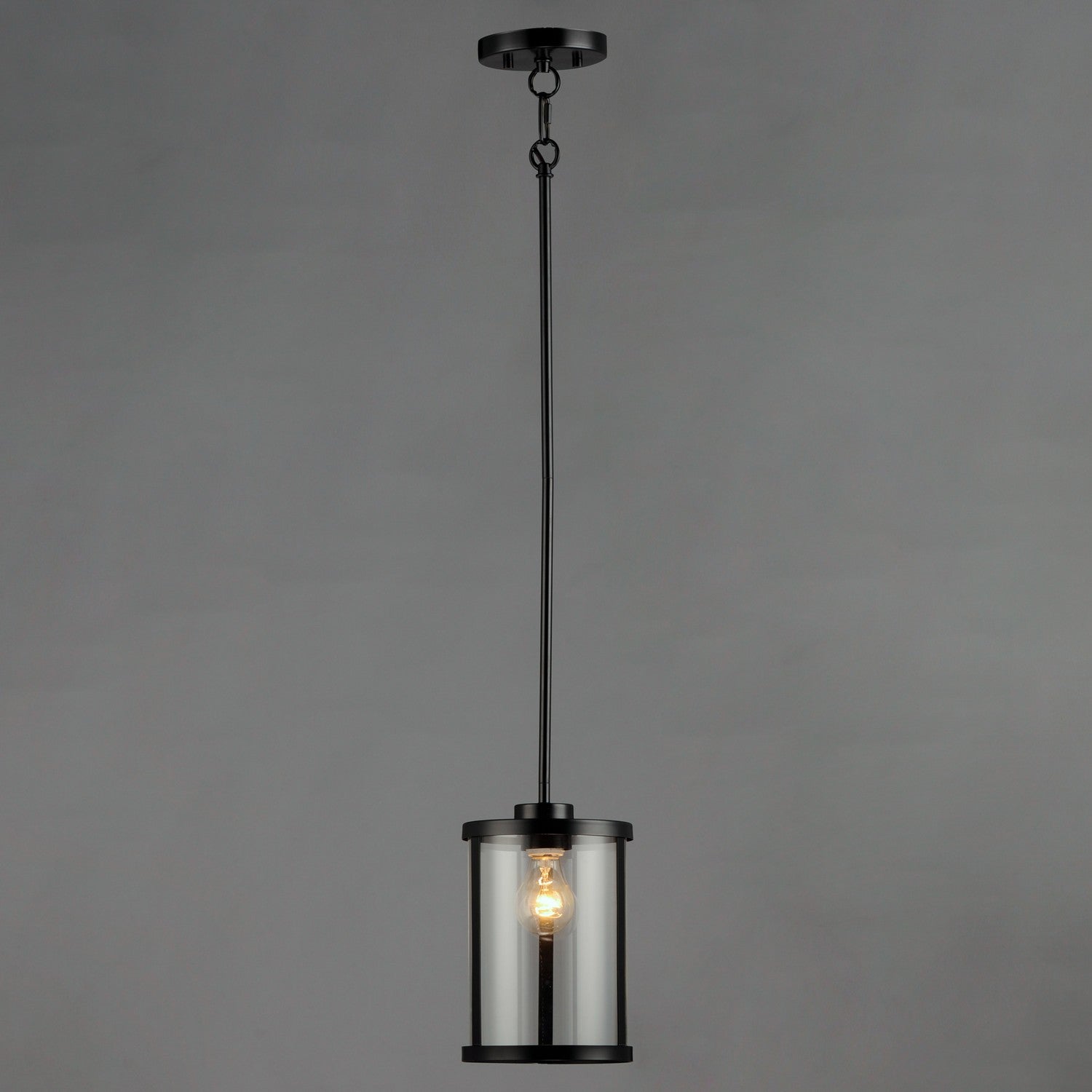 Maxim - 25252CLBK - One Light Pendant - Sentinel - Black