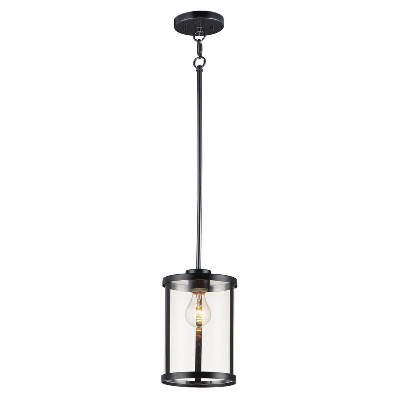 Maxim - 25252CLBK - One Light Pendant - Sentinel - Black