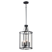 Maxim - 25253CLBK - Four Light Pendant - Sentinel - Black
