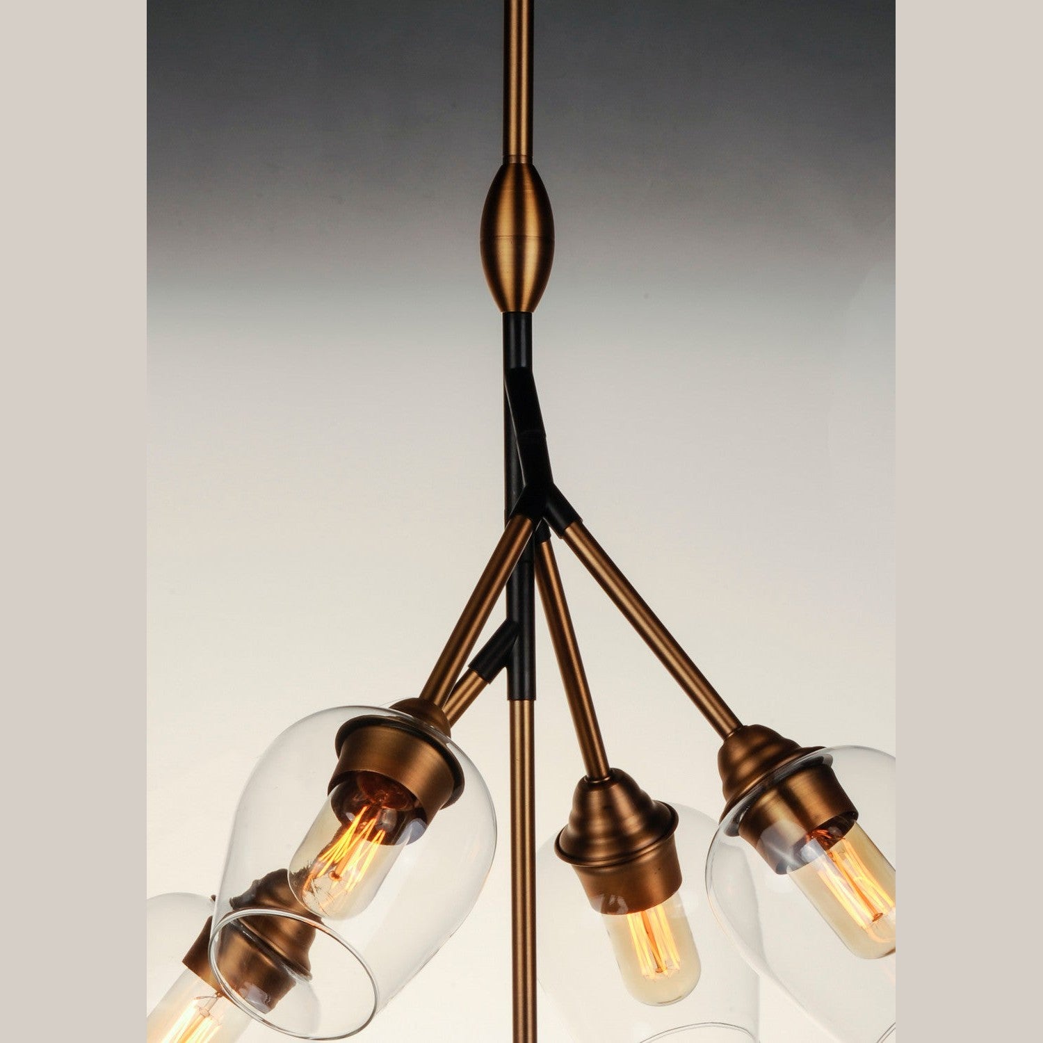 Maxim - 26343CLABBK - LED Pendant - Savvy - Antique Brass / Black