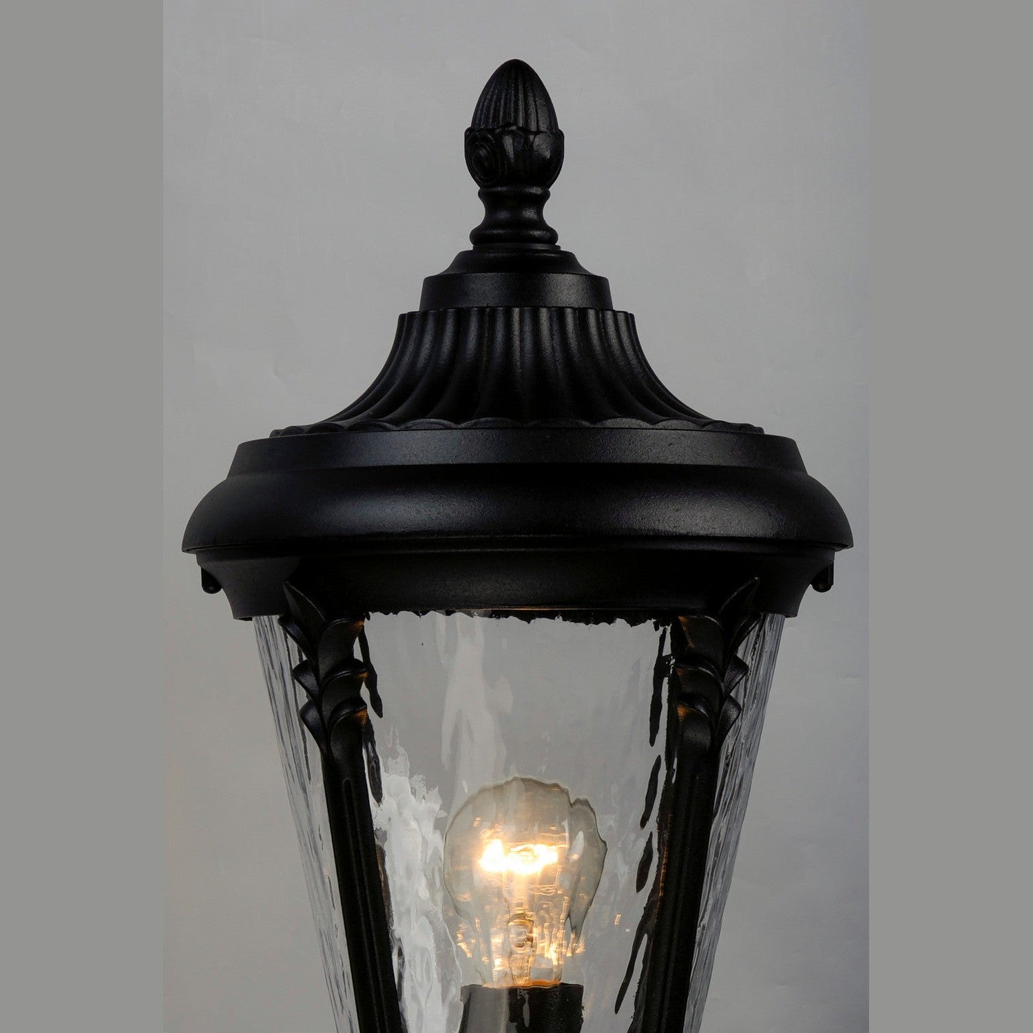 Maxim - 3050WGBK - One Light Outdoor Pole/Post Lantern - Sentry - Black