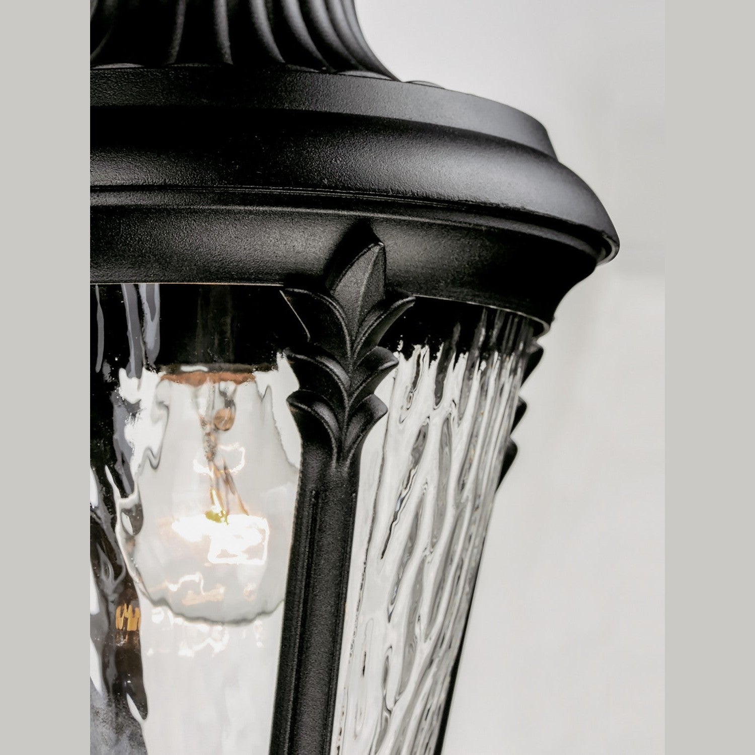 Maxim - 3050WGBK - One Light Outdoor Pole/Post Lantern - Sentry - Black