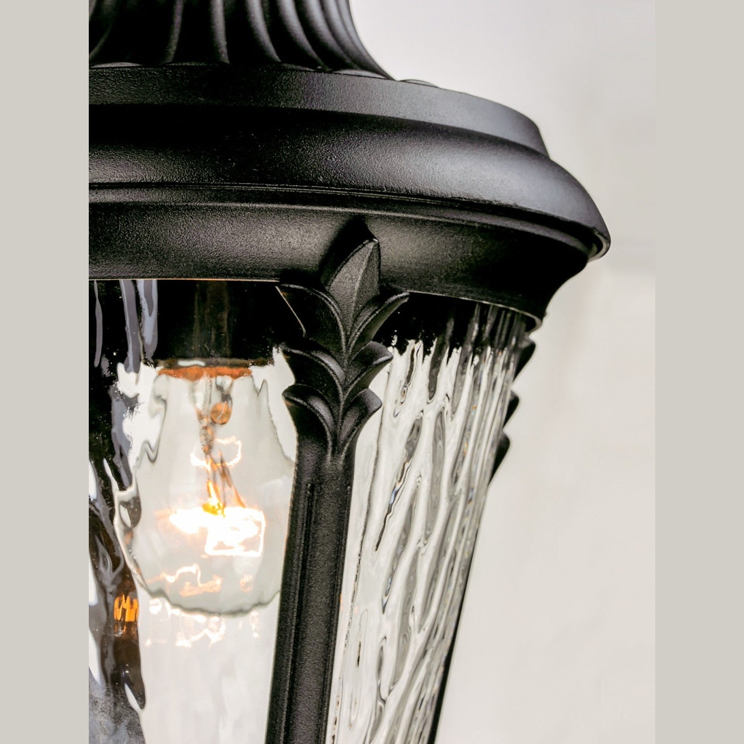 Maxim - 3053WGBK - One Light Outdoor Wall Lantern - Sentry - Black