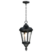 Maxim - 3058WGBK - One Light Outdoor Hanging Lantern - Sentry - Black