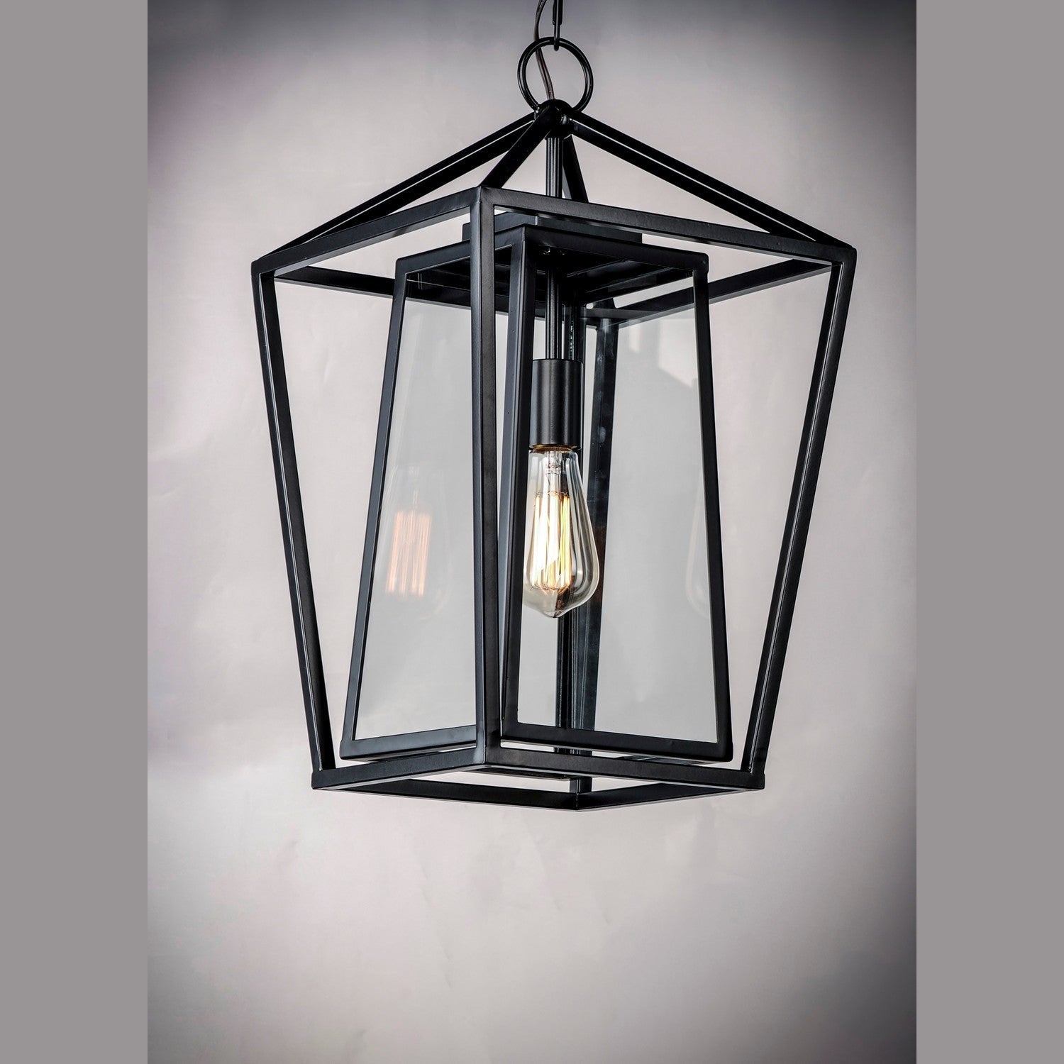Maxim - 3178CLBK - One Light Outdoor Hanging Lantern - Artisan - Black