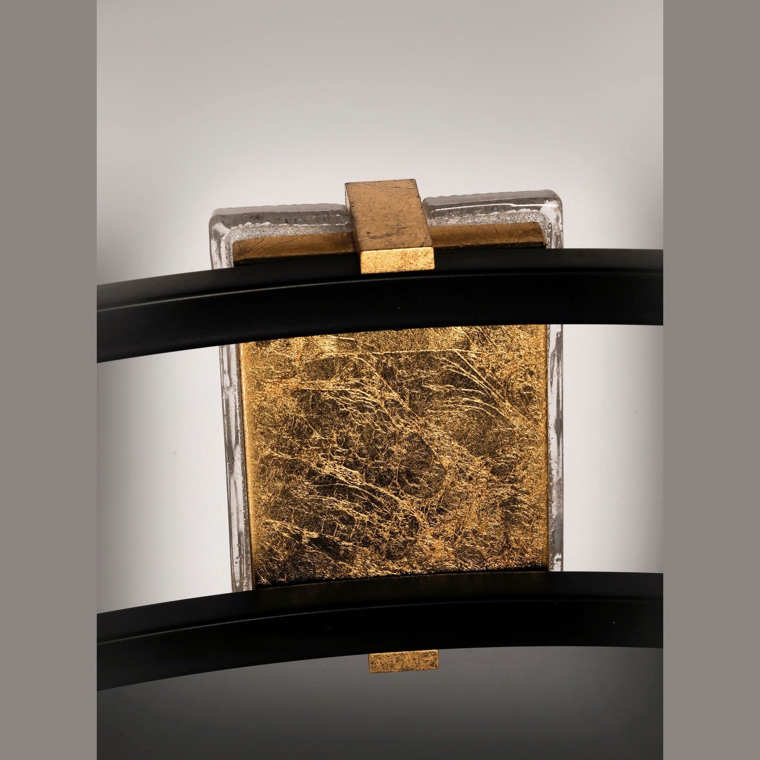 Maxim - 39532CYBKGL - LED Bath Vanity - Radiant - Black / Gold Leaf