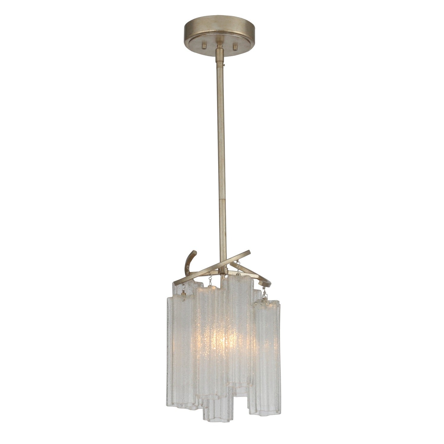 Maxim - 39573WFLGS - One Light Pendant - Victoria - Golden Silver