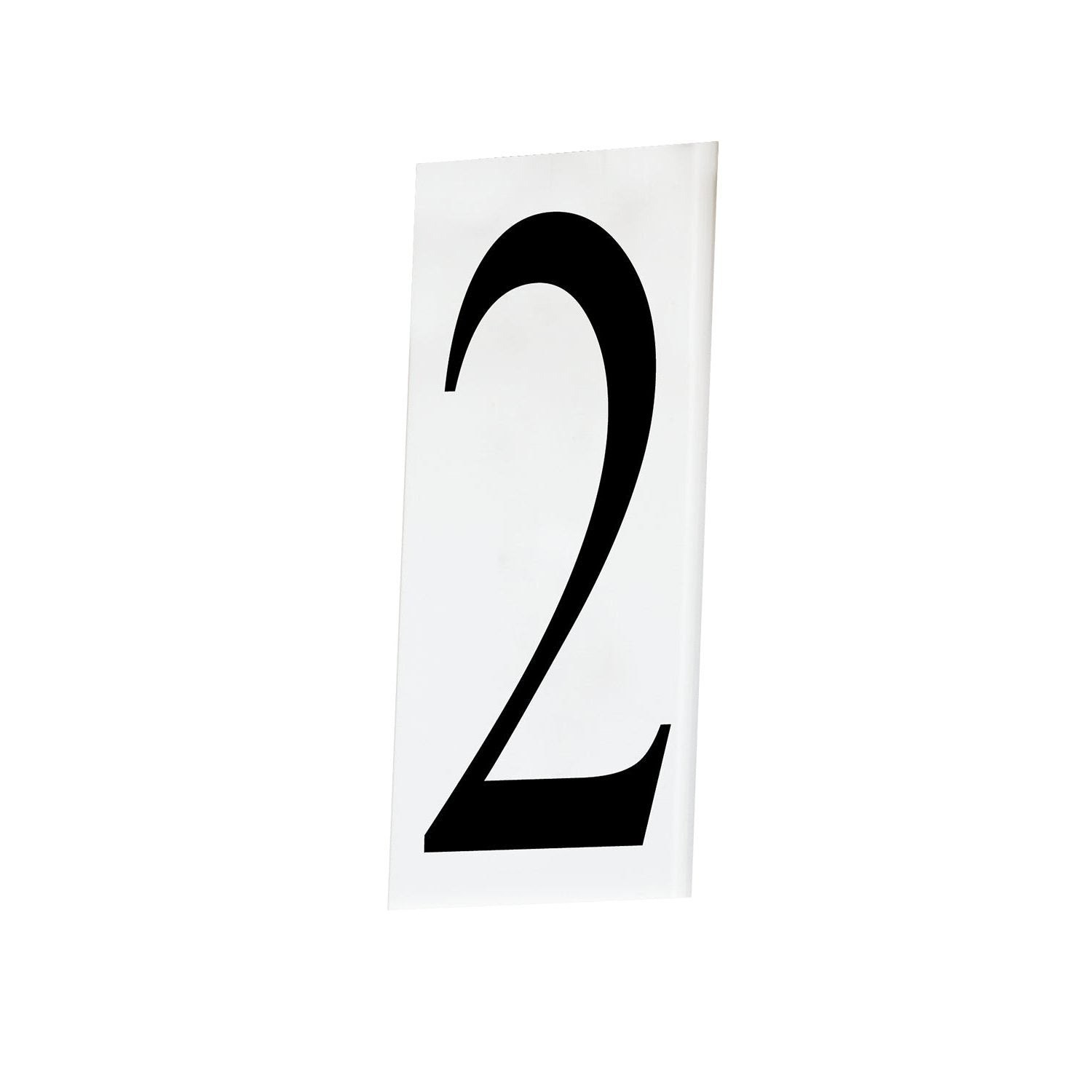 Maxim - 53612WT - House Number 2 - Address - White