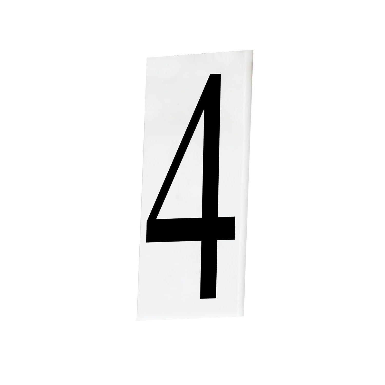 Maxim - 53614WT - House Number 4 - Address - White