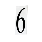 Maxim - 53616WT - House Number 6 - Address - White