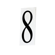 Maxim - 53618WT - House Number 8 - Address - White