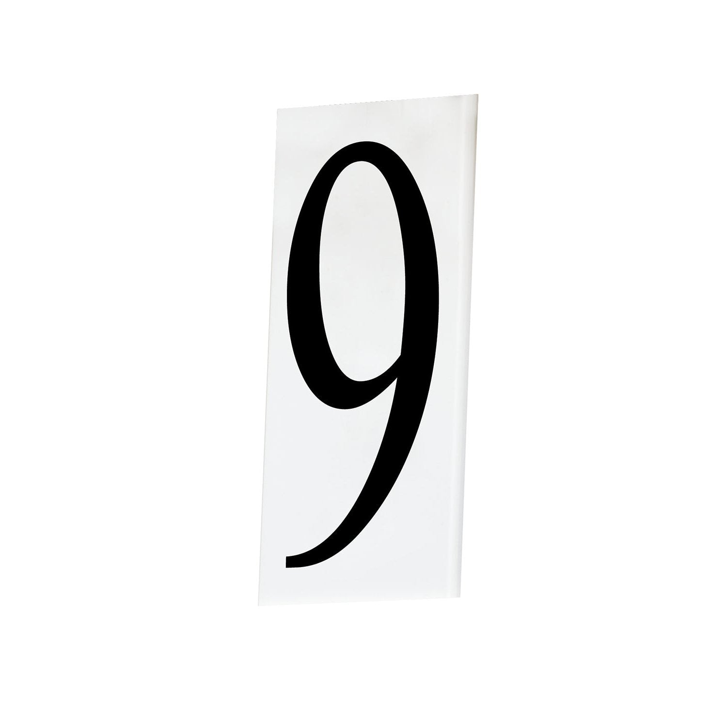 Maxim - 53619WT - House Number 9 - Address - White