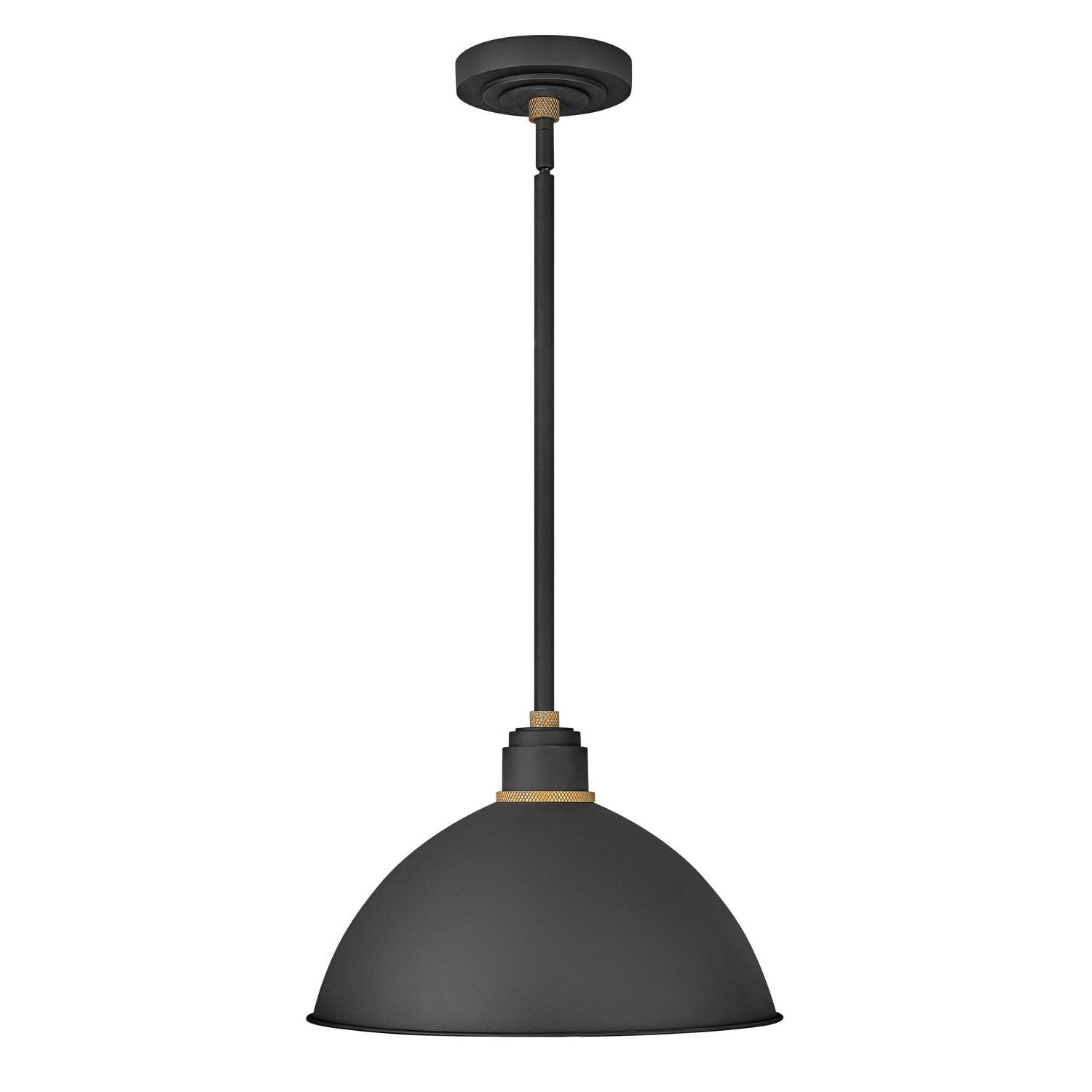 Hinkley - 10685TK - LED Outdoor Lantern - Foundry Dome - Textured Black
