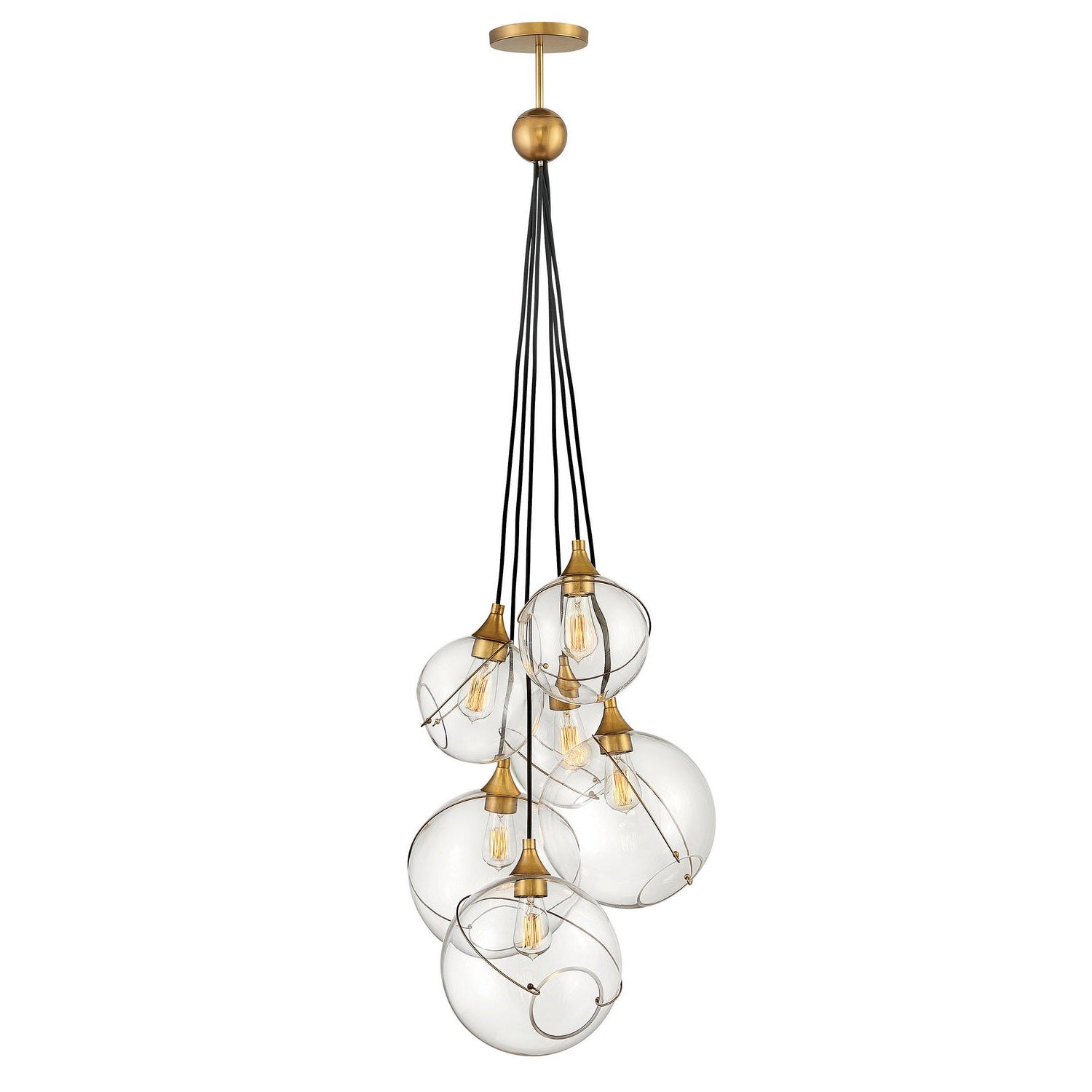 Hinkley - 30306HBR - LED Chandelier - Skye - Heritage Brass
