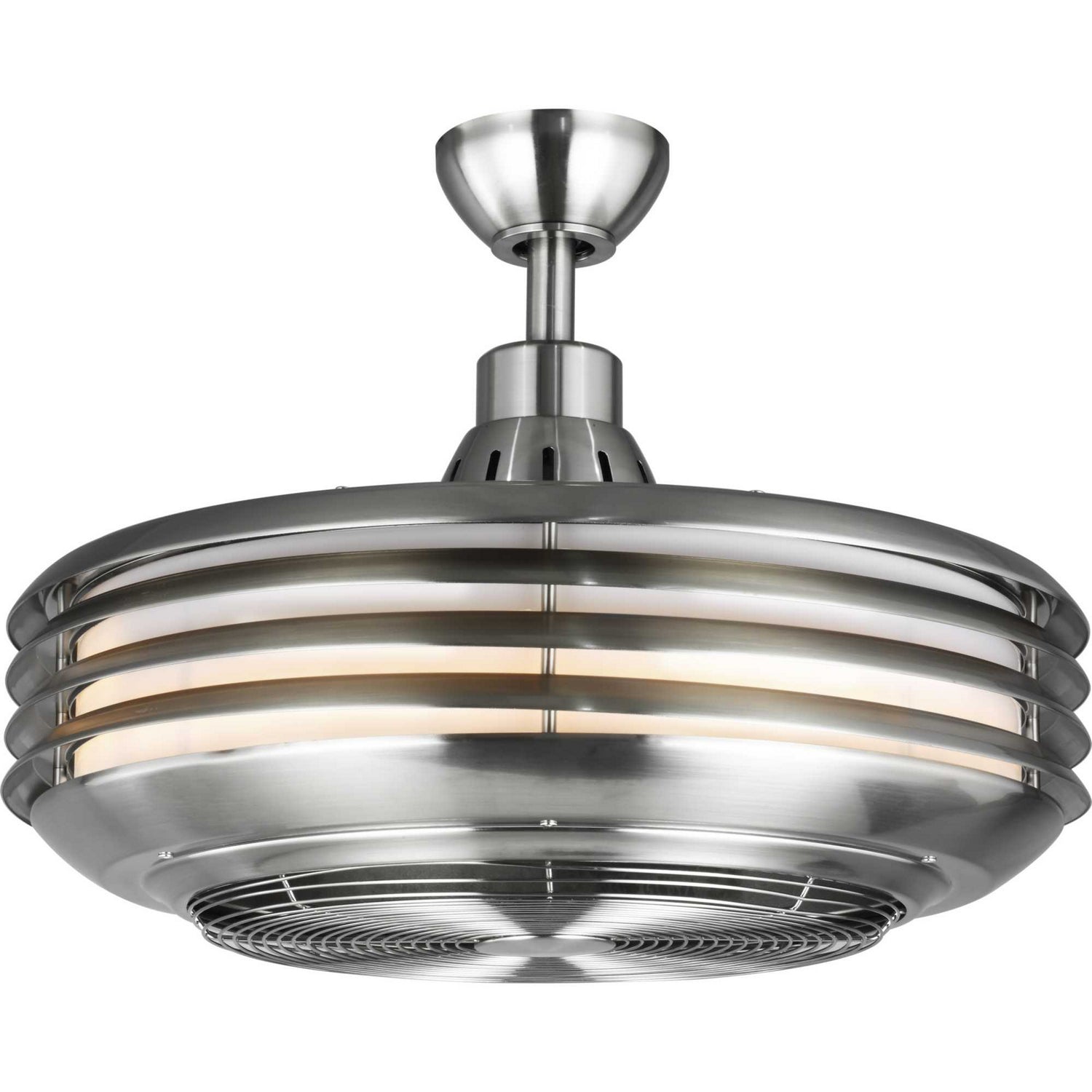 Progress Lighting - P2594-0930K - 24"Ceiling Fan - Sanford - Brushed Nickel