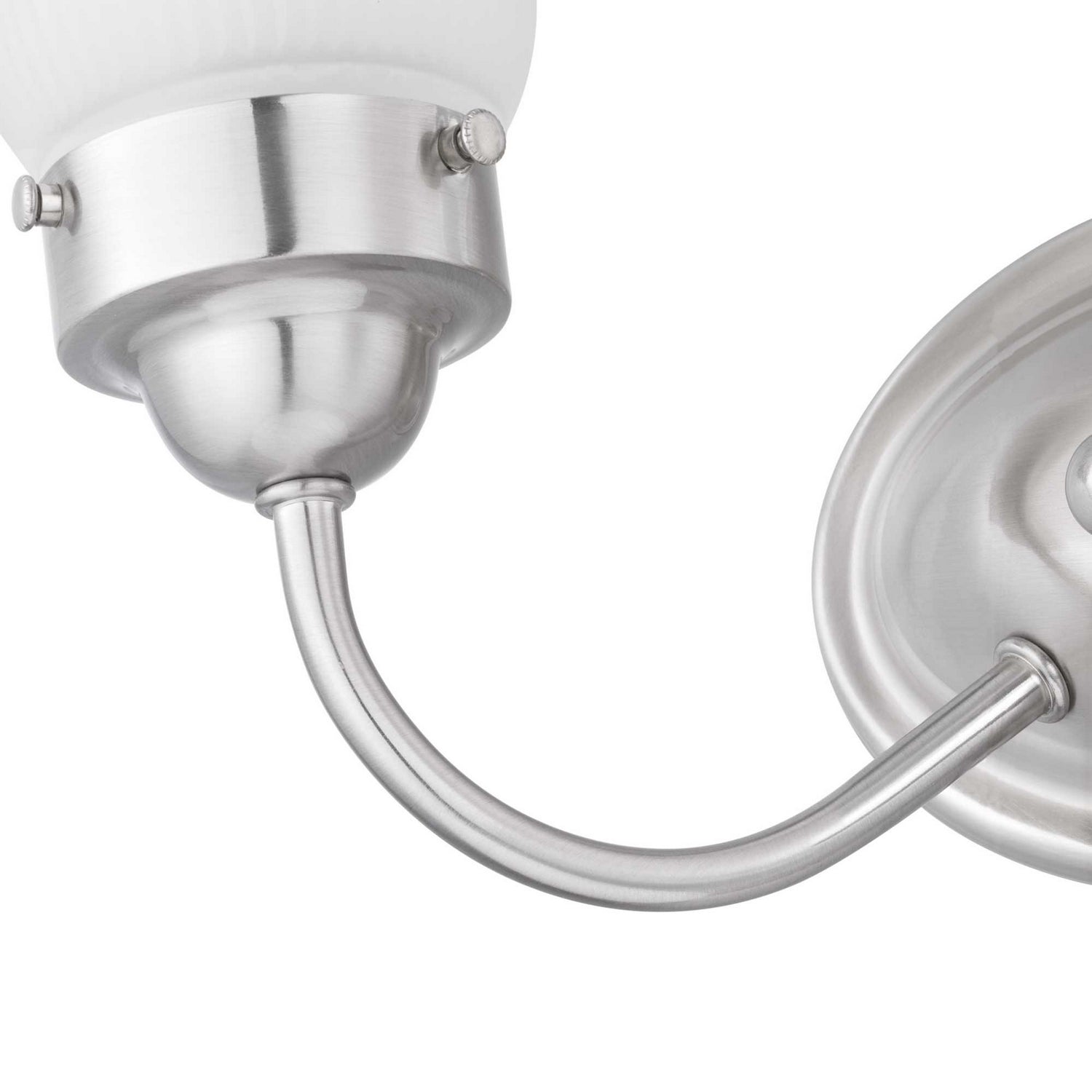 Progress Lighting - P3288-09ET - Two Light Bath Bracket - Fluted Glass-Etched - Brushed Nickel