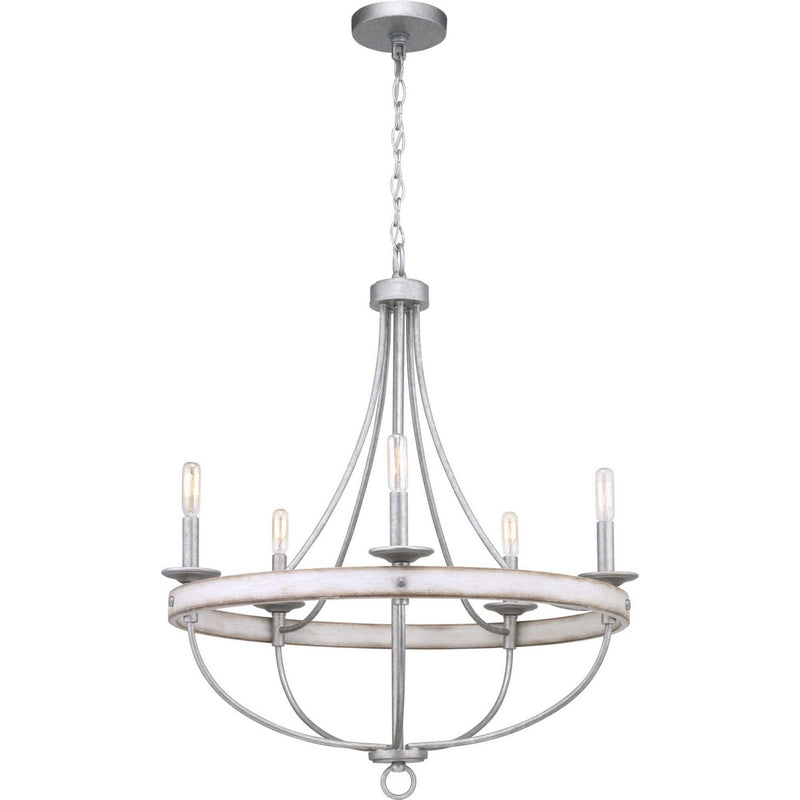 Progress Lighting - P400158-141 - Five Light Chandelier - Gulliver - Galvanized Finish