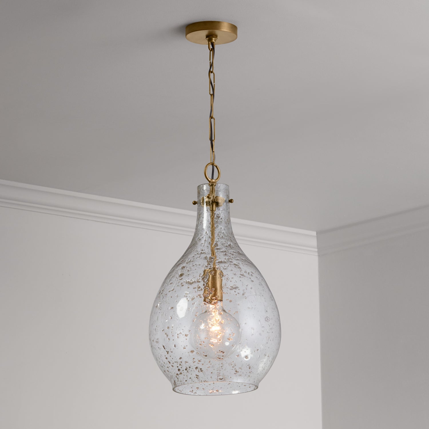 Capital Lighting - 333813PA-472 - One Light Pendant - Rabun - Patinaed Brass