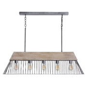Capital Lighting - 835051UW - Five Light Island Pendant - Russell - Urban Wash