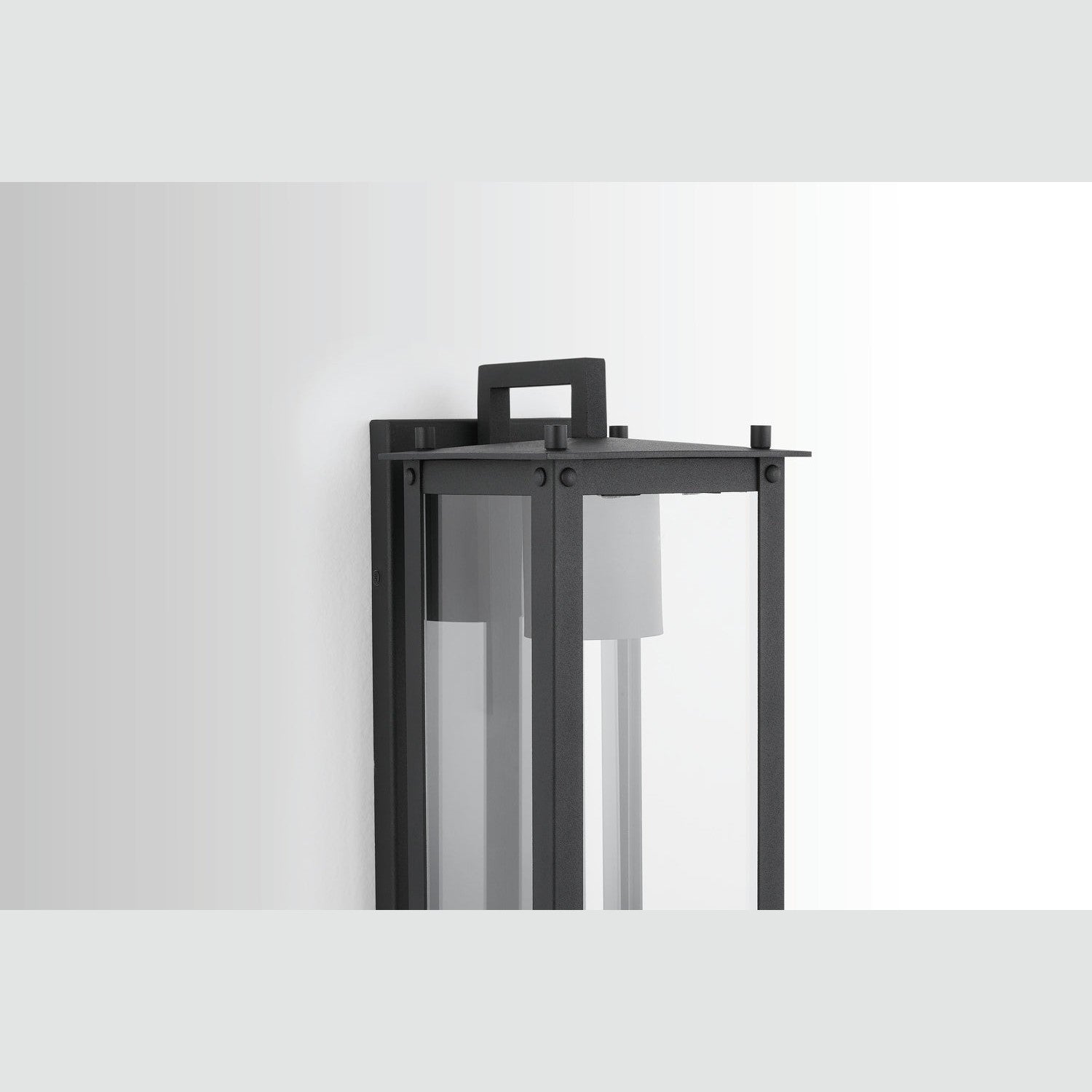 Capital Lighting - 934611BK-GL - One Light Outdoor Wall Lantern - Hunt - Black