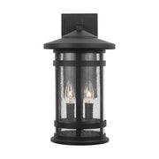 Capital Lighting - 935521BK - Two Light Outdoor Wall Lantern - Mission Hills - Black