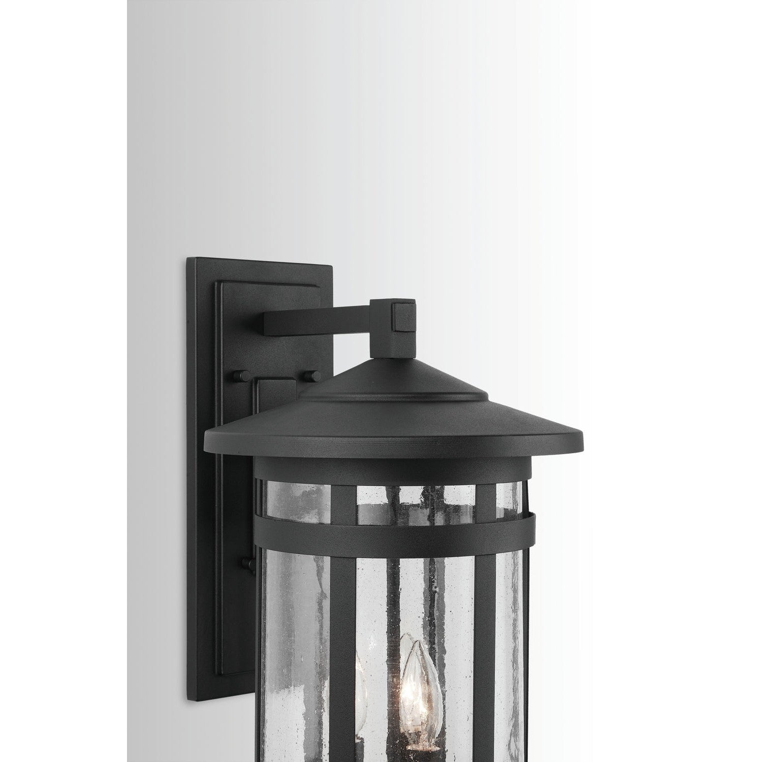 Capital Lighting - 935531BK - Three Light Outdoor Wall Lantern - Mission Hills - Black