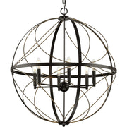 Progress Lighting - P500069-020 - Six Light Pendant - Brandywine - Antique Bronze