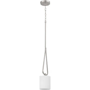 Progress Lighting - P500180-009 - One Light Mini-Pendant - Tobin - Brushed Nickel