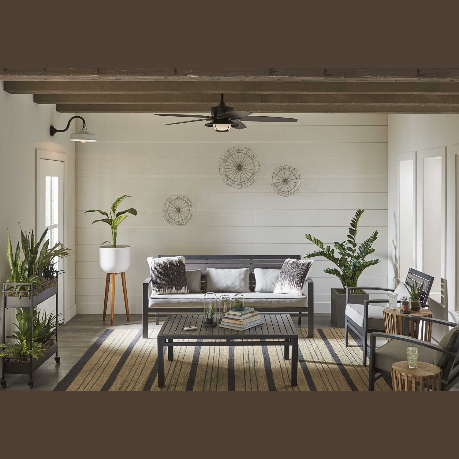 Progress Lighting - P560091-030 - One Light Wall Lantern - Cedar Springs - White