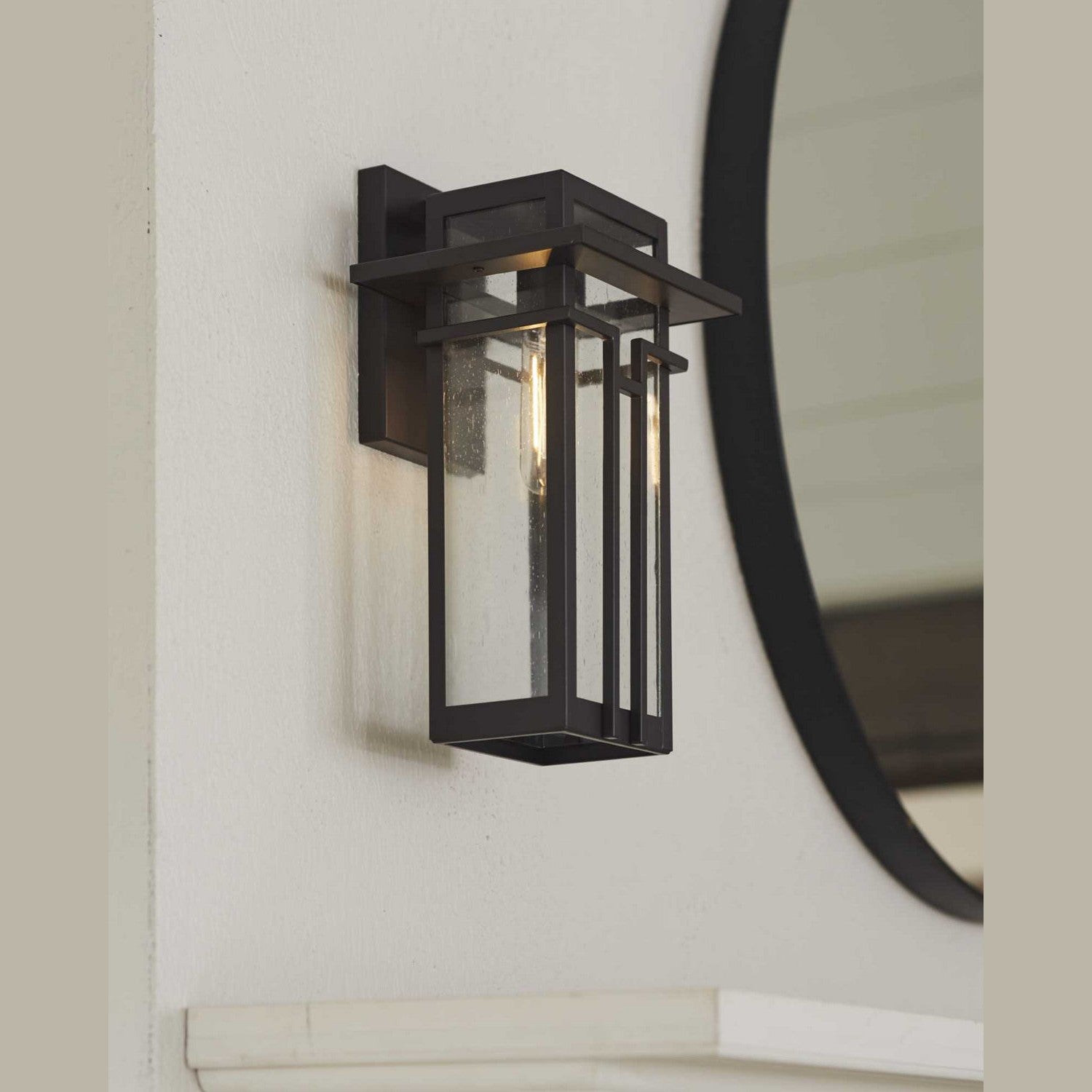 Progress Lighting - P560110-020 - One Light Wall Lantern - Boxwood - Antique Bronze